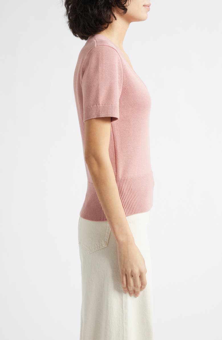 Reiss Valerie Cotton & Wool Sweater, Alternate, color, Pink