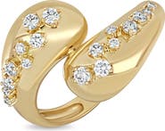 Bony Levy 18K Gold Mika Diamond Crossover Ring