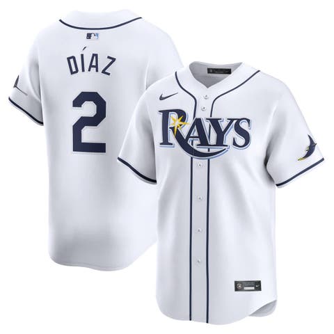 Men's Nike Yandy Diaz White Tampa Bay Rays Home Limited Player Jersey