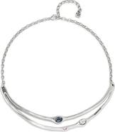 UNODE50 Multicolor Rigid Crystal Necklace