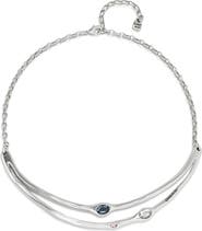 UNODE50 Multicolor Rigid Crystal Necklace