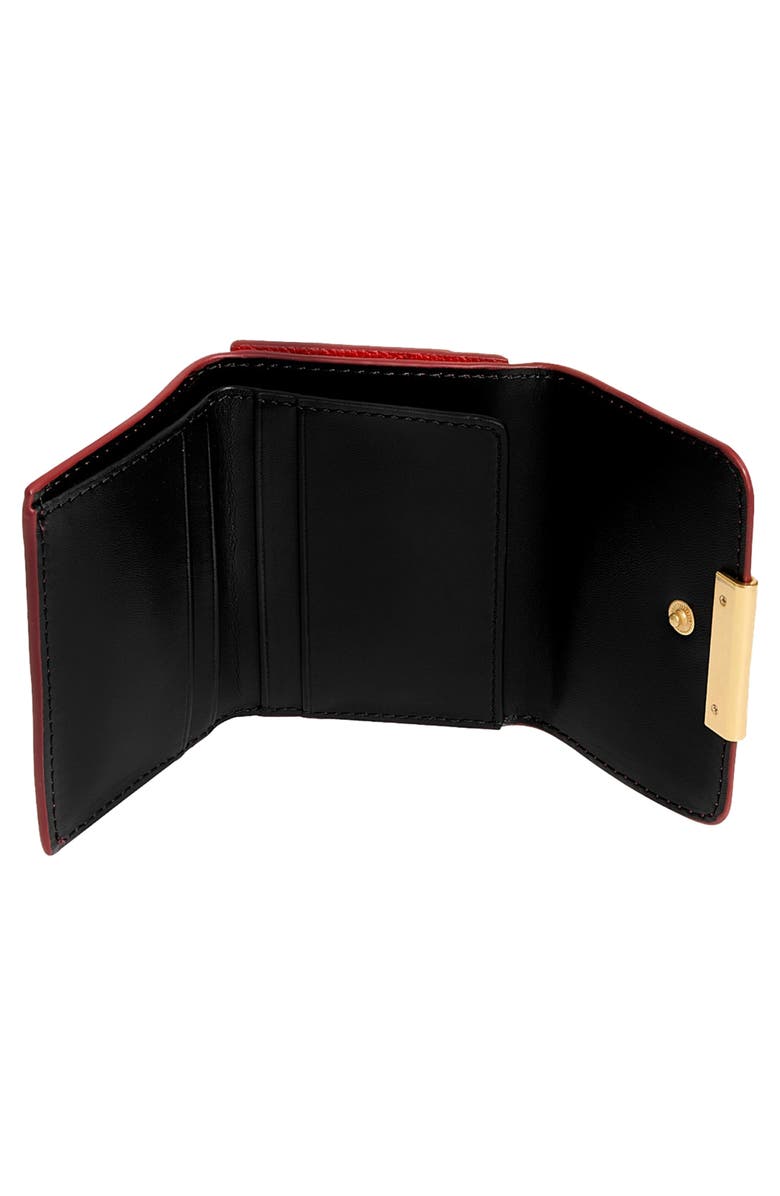 Rebecca Minkoff Insider Compact Leather Trifold Wallet, Alternate, color, Siren