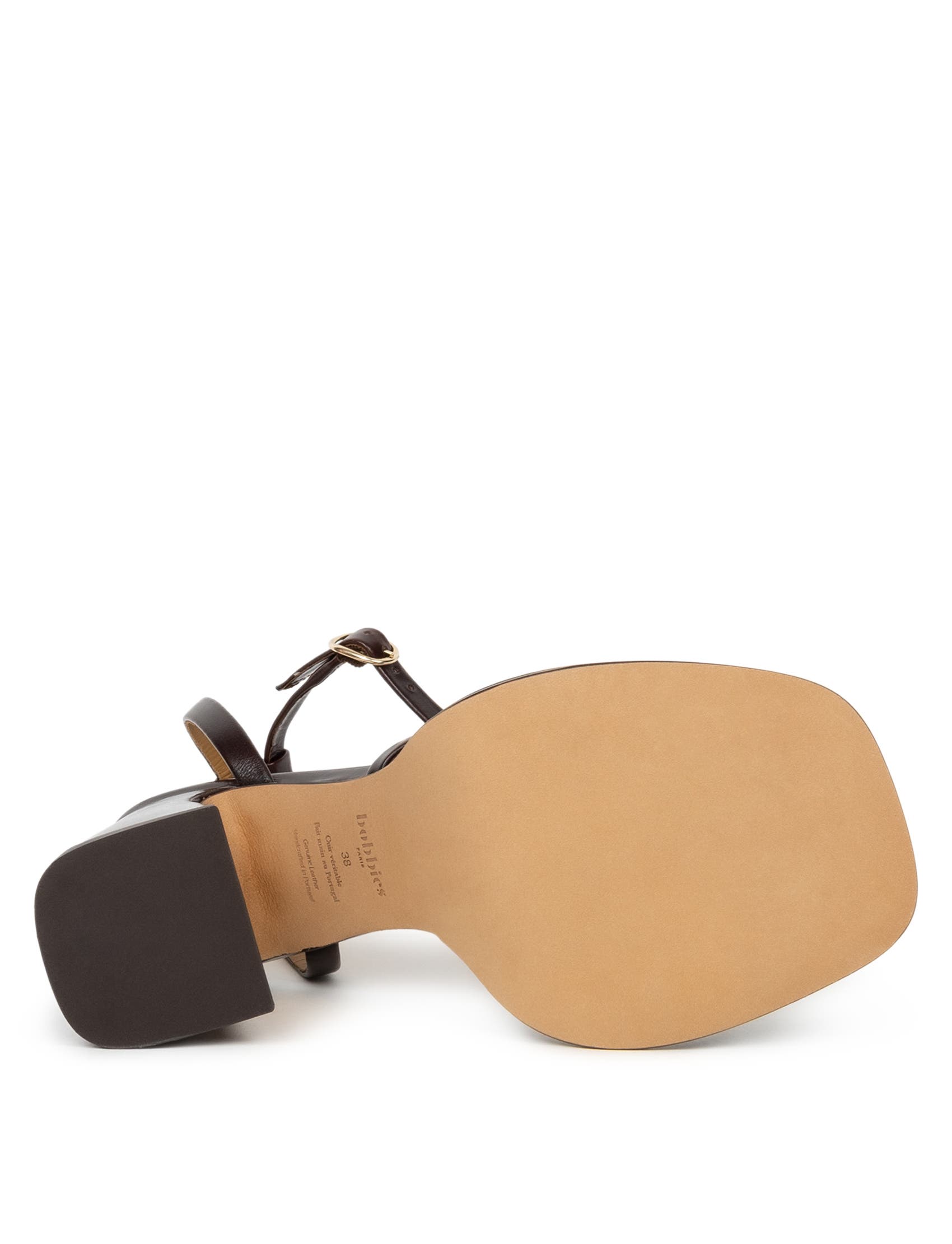 Bella Heeled Sandals, Alternate, color, Irish Coffee
