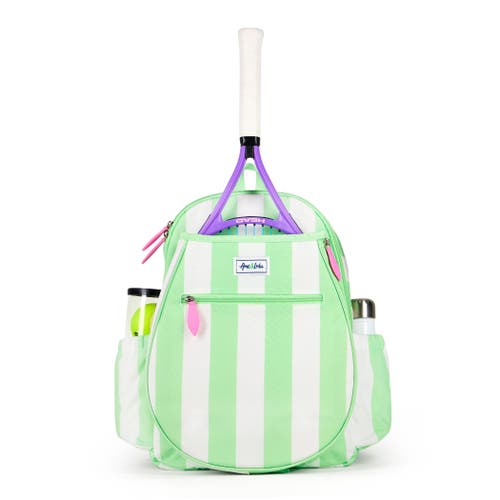 Ame & Lulu Jr. Love Tennis Backpack In Green