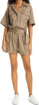 FRAME Arie Short Sleeve Romper