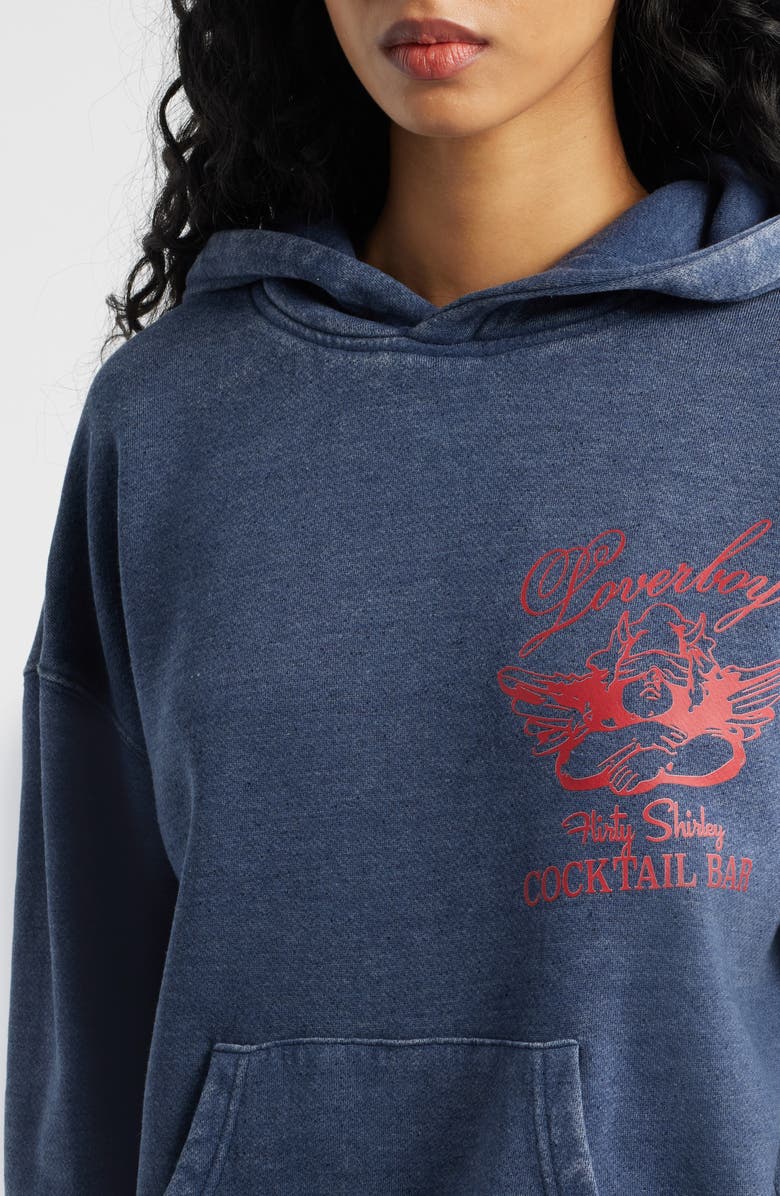 BOYS LIE x Loverboy Racer Hoodie, Alternate, color, Dark Blue