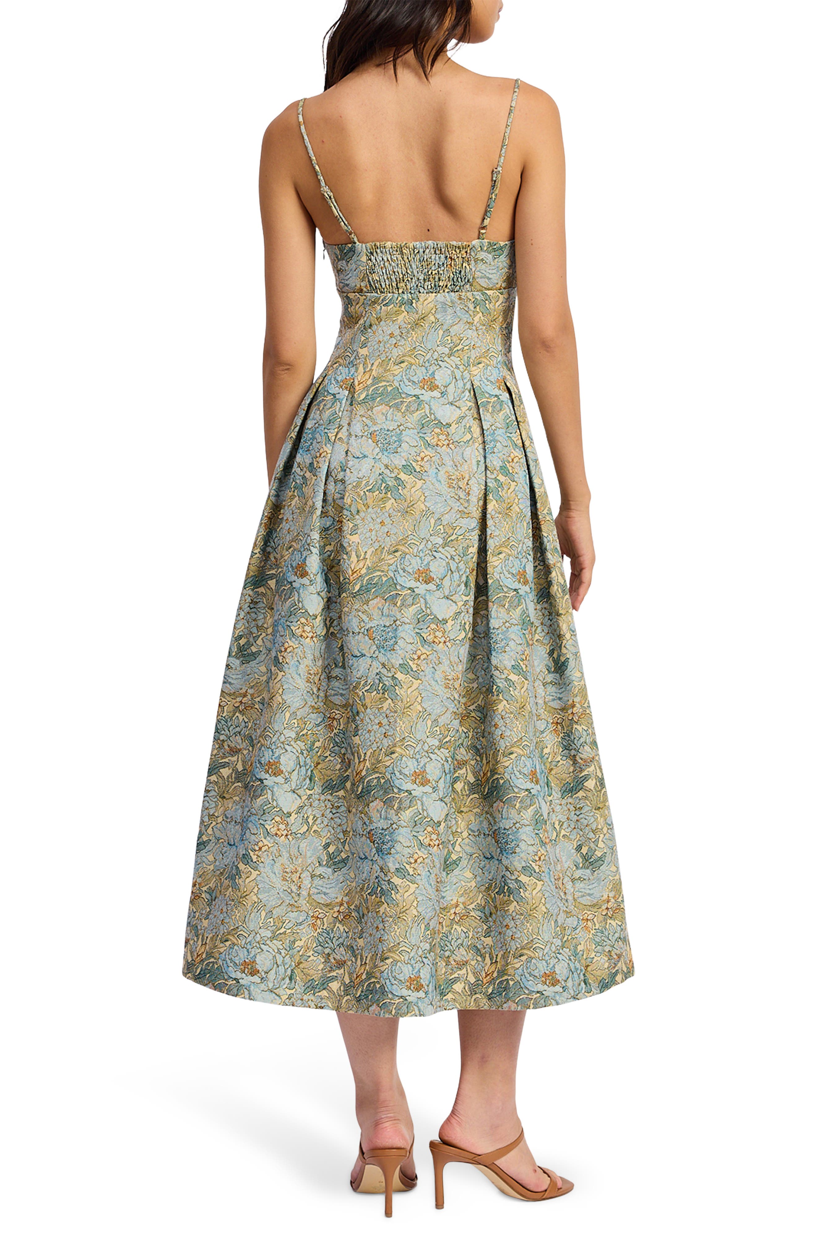Kenna Floral Midi Dress - image 2