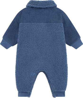 Denim & Fleece Romper