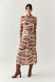 Exquise Elina Mesh Midi Skirt