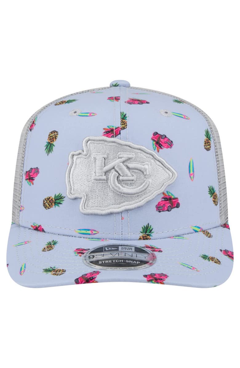 New Era Men's New Era  Light Blue Kansas City Chiefs Adventure Surfboard 9SEVENTY Adjustable Hat, Alternate, color, 