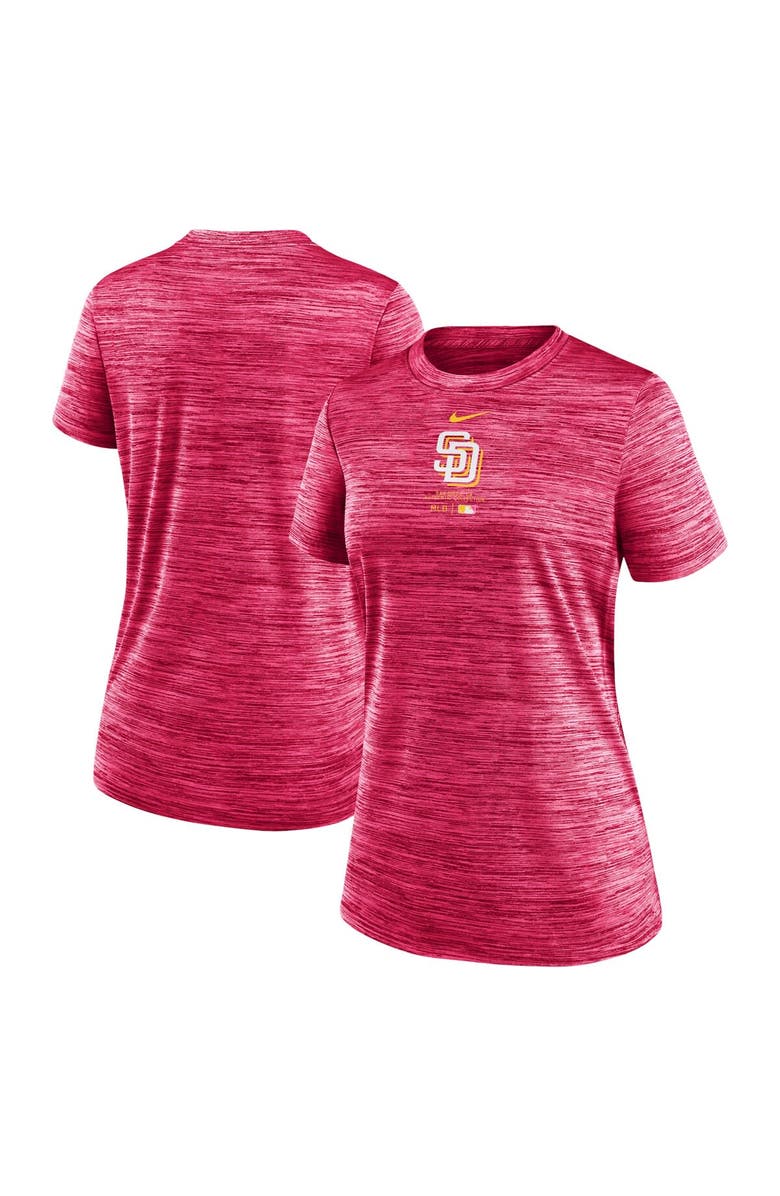Nike Women's Nike Pink San Diego Padres City Connect Practice Velocity Performance T-Shirt, Main, color,