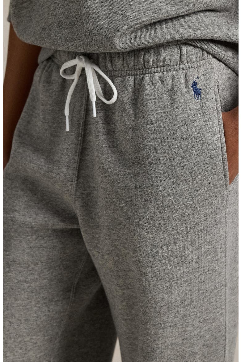 Wide Leg Cotton Blend Fleece Sweatpants, Alternate, color, DARK VINTAGE HEATHER