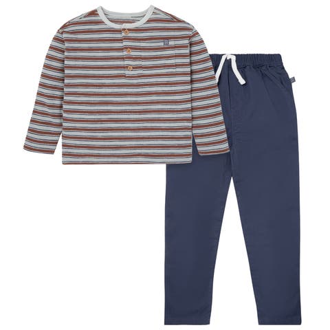 Henley Top and Pant Set