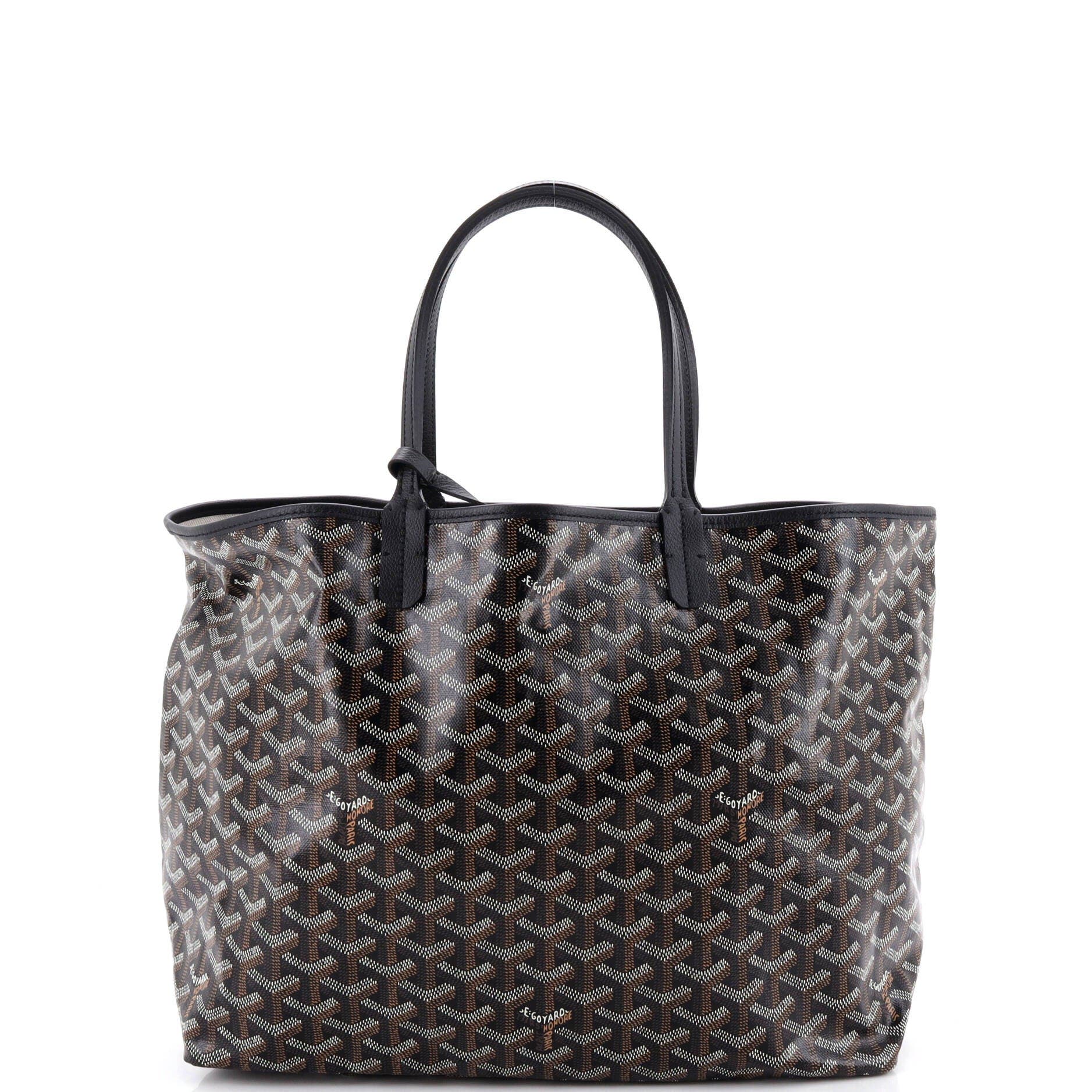 Saint Louis Tote Coated Canvas PM, Alternate, color, Black