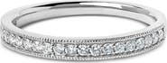 Haus of Brilliance 14K Gold 1/4 Cttw Round Diamond Milgrain Wedding Band