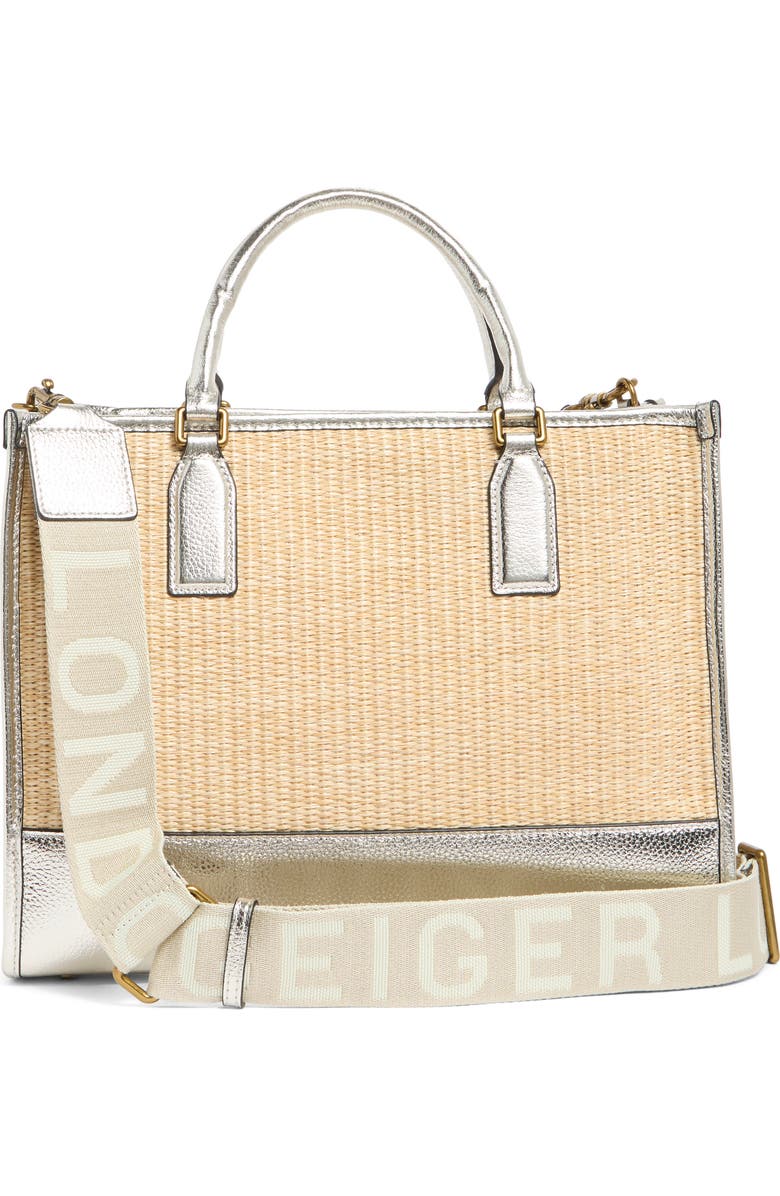 Kurt Geiger London Chiswick Top Handle Top Bag, Alternate, color, Silver Multi
