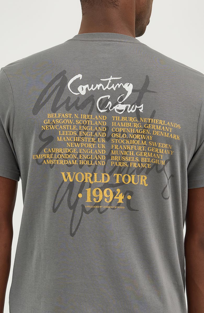 Wrangler Counting Crows Graphic T-Shirt, Alternate, color, Pewter