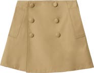 Burberry Cotton Trench Skirt