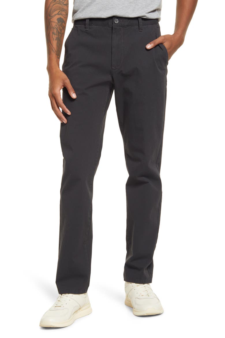 washed cotton chino pants