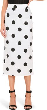 FLYING TOMATO Polka Dot Pencil Skirt