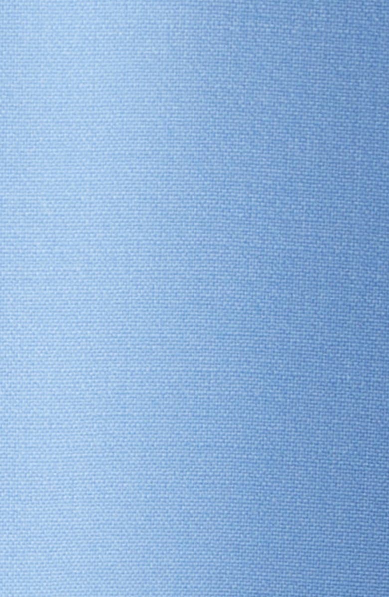 Oscar de la Renta Porcelain Flower Guipure Lace 
Wool Blend Stretch Crepe Dress, Alternate, color, Hydrangea