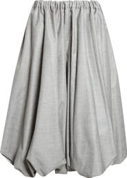 Tao Comme des Garçons Yarn Dyed Crop Tropical Wool Balloon Pants