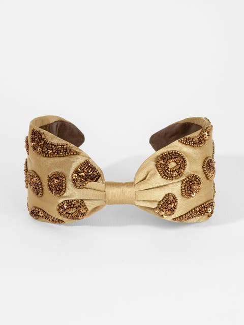 Champagne Paisley Headband