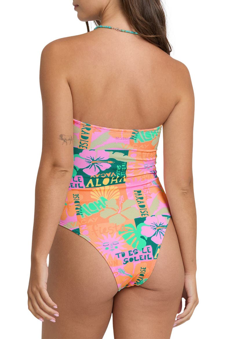 Sunscape Tully Hi One-Piece Swimsuit, Alternate, color, DEEP LAGOON