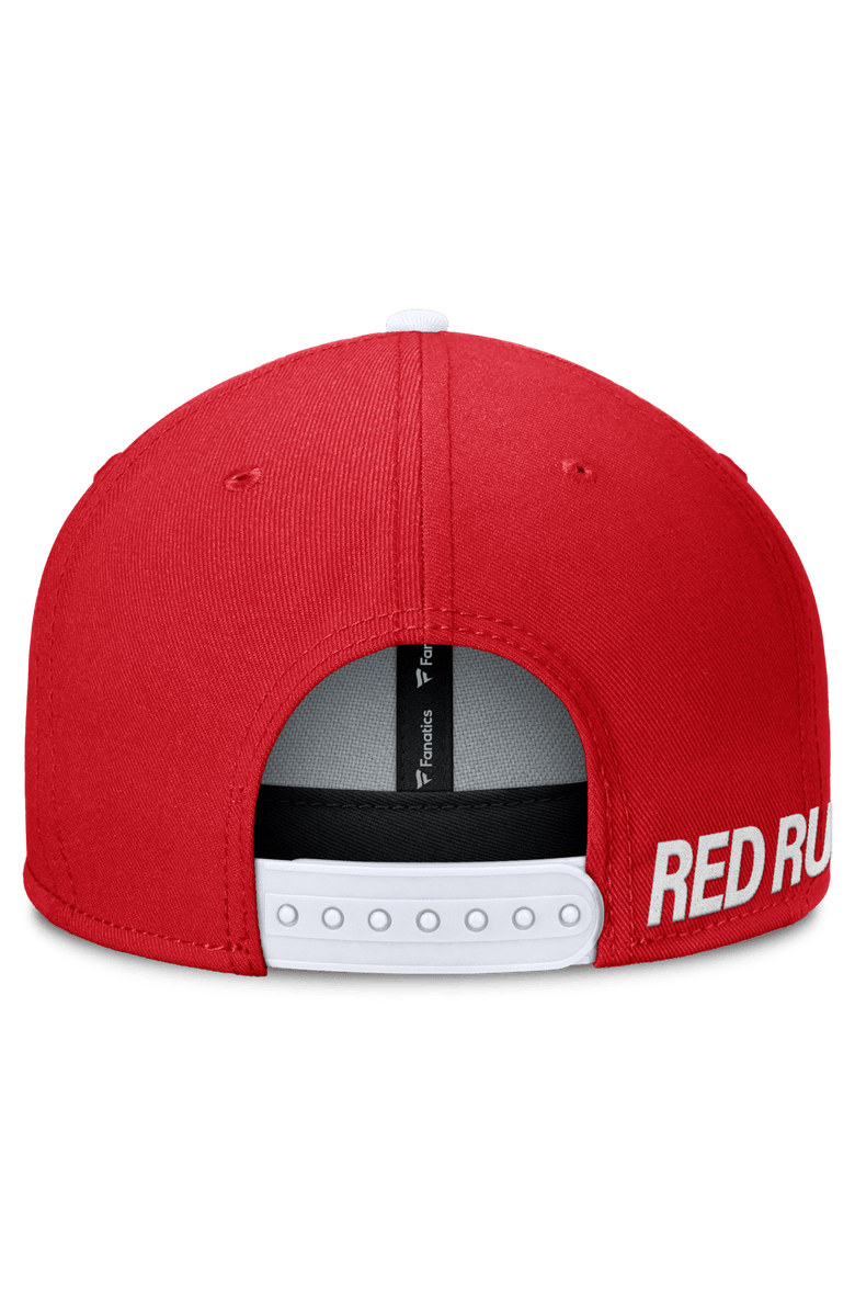 FANATICS Men's Fanatics Red New York Red Bulls Sitter Snapback Hat, Alternate, color, 