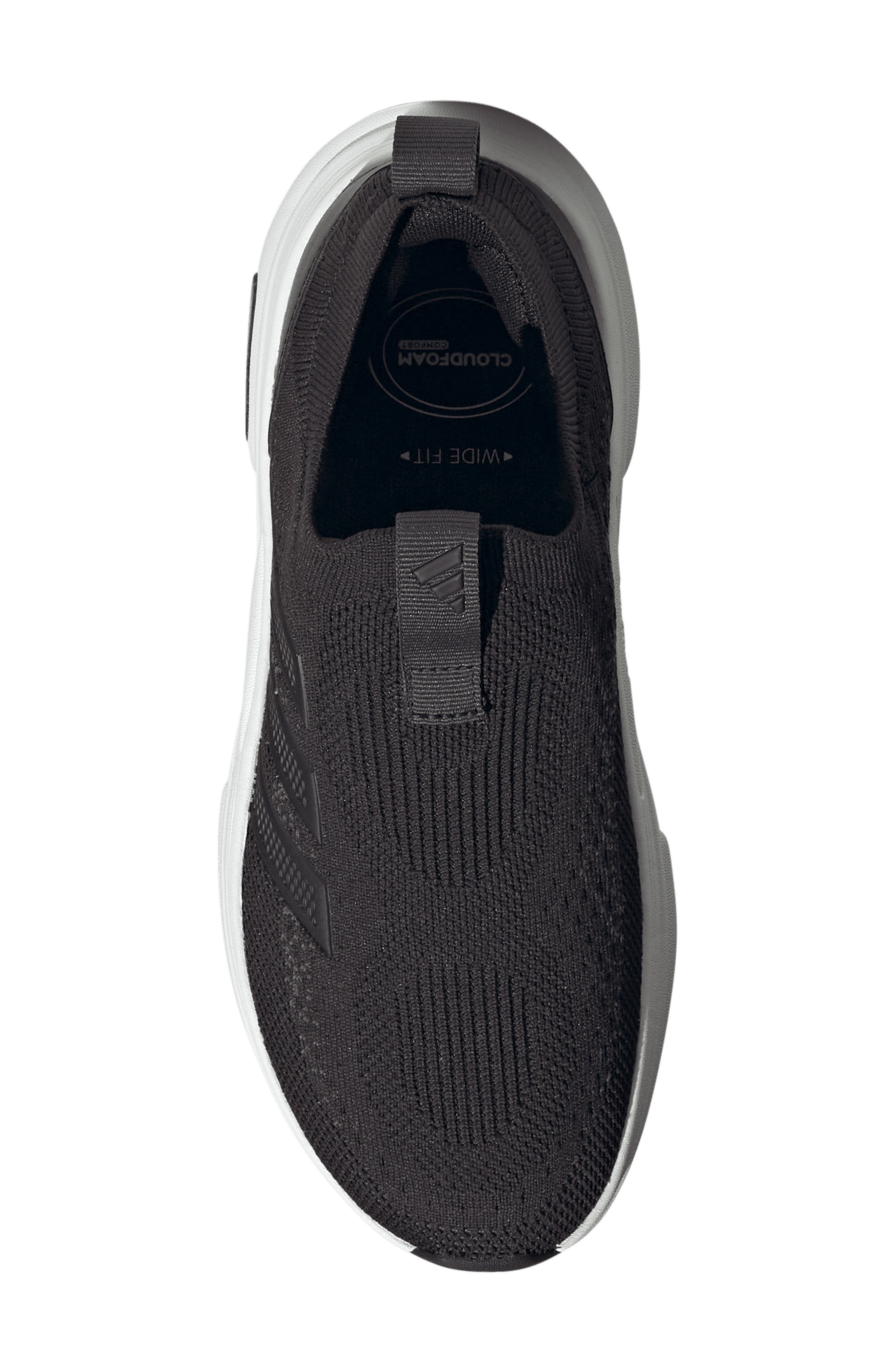 adidas Cloudfoam Cuxxion Slip-On Sneaker, Alternate, color, Core Black/ Carbon/ Ftwr White