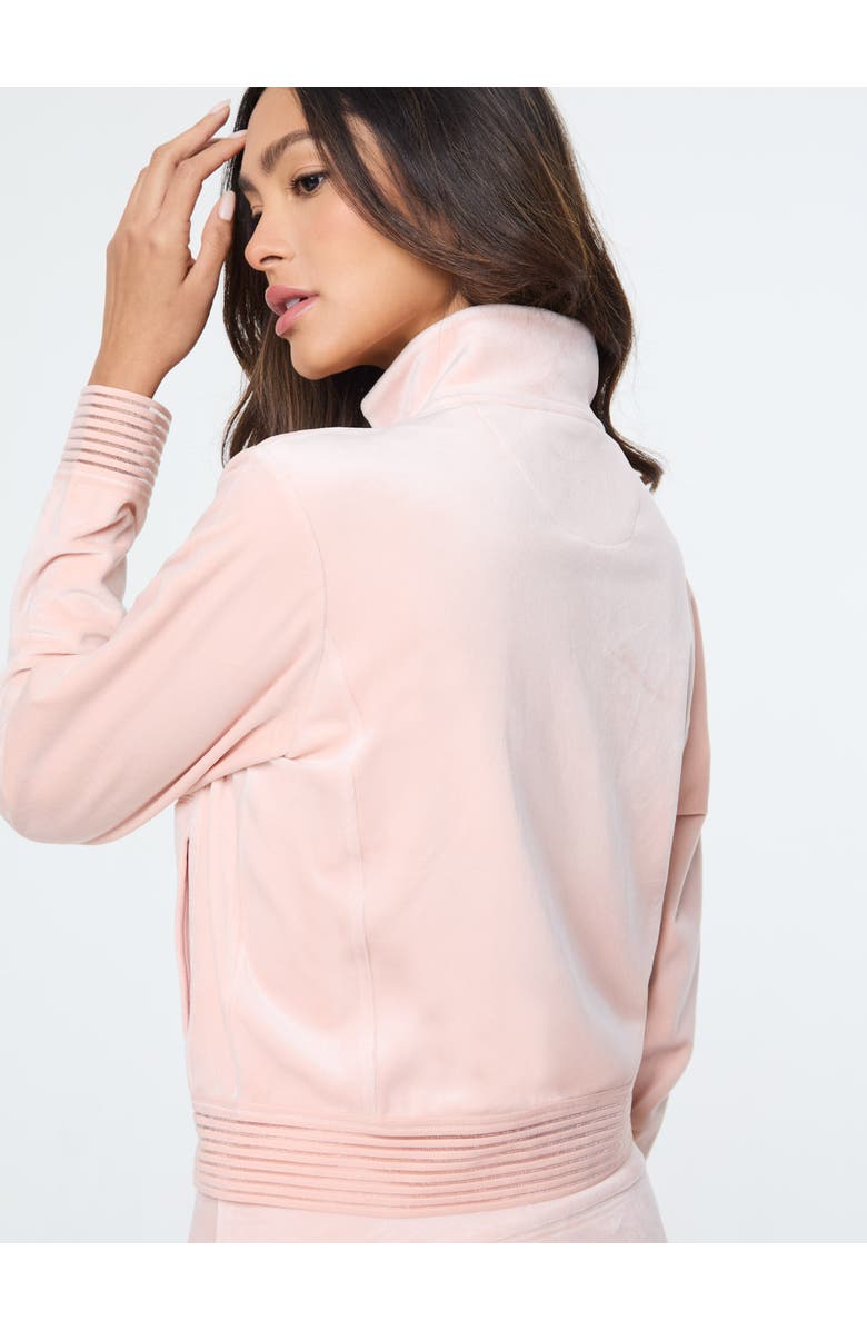 Sergio Tacchini Piera Velour Track Jacket, Alternate, color, Evening Sand