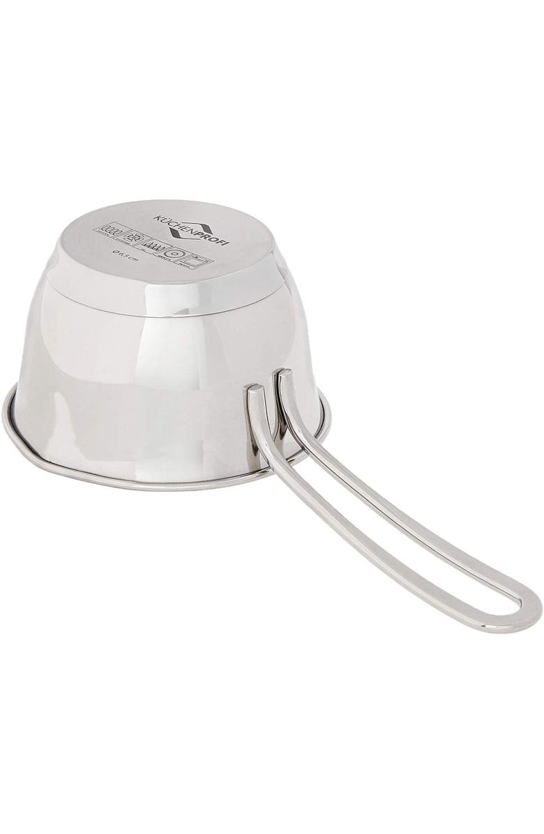 Kuchenprofi Saucepan w/ Clad Bottom, 0.26 qt., 4-Inch Diameter, Alternate, color, Silver