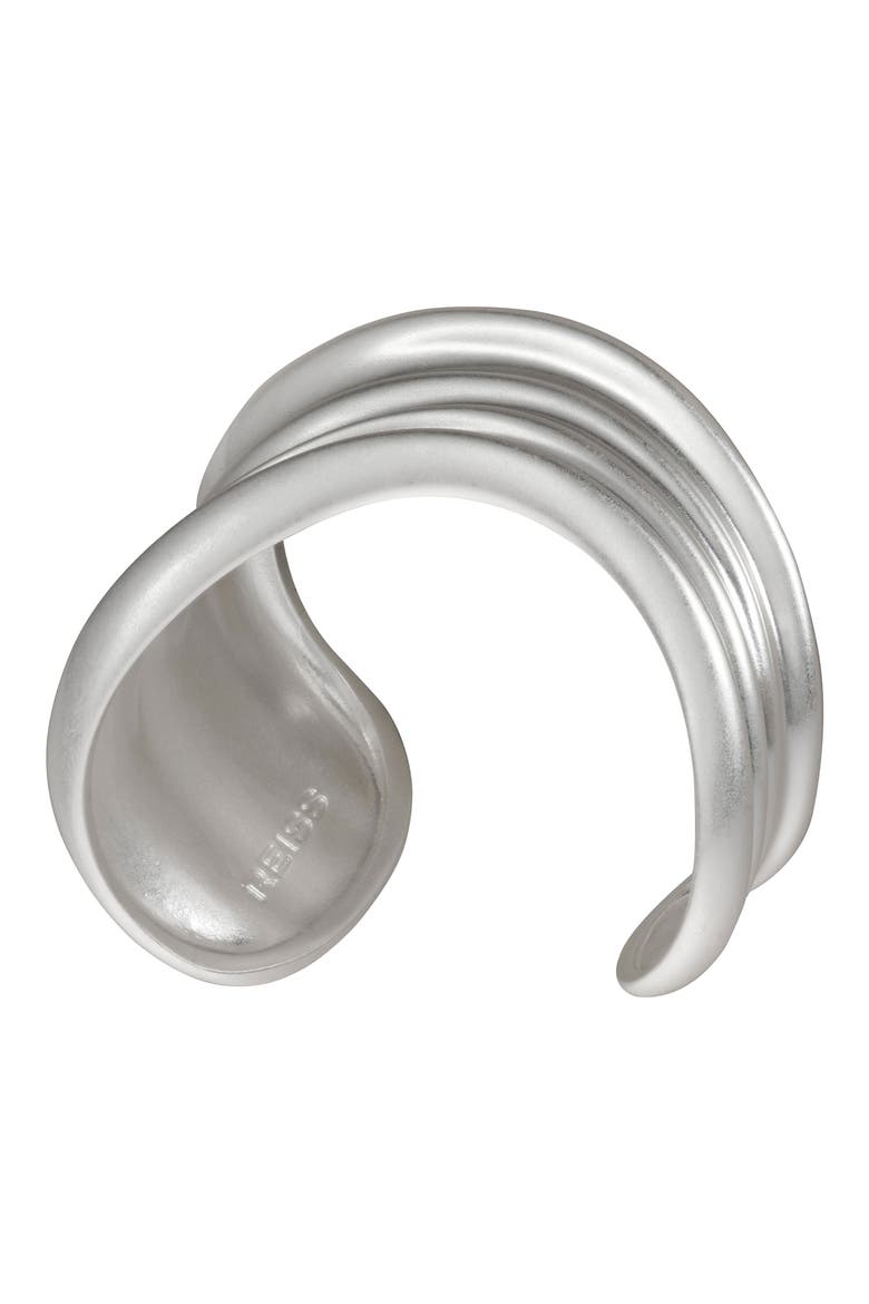 Florence Fluid Cuff Bracelet, Alternate, color, SILVER TONE