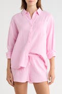Abound Relaxed Long Sleeve Cotton Gauze Shirt