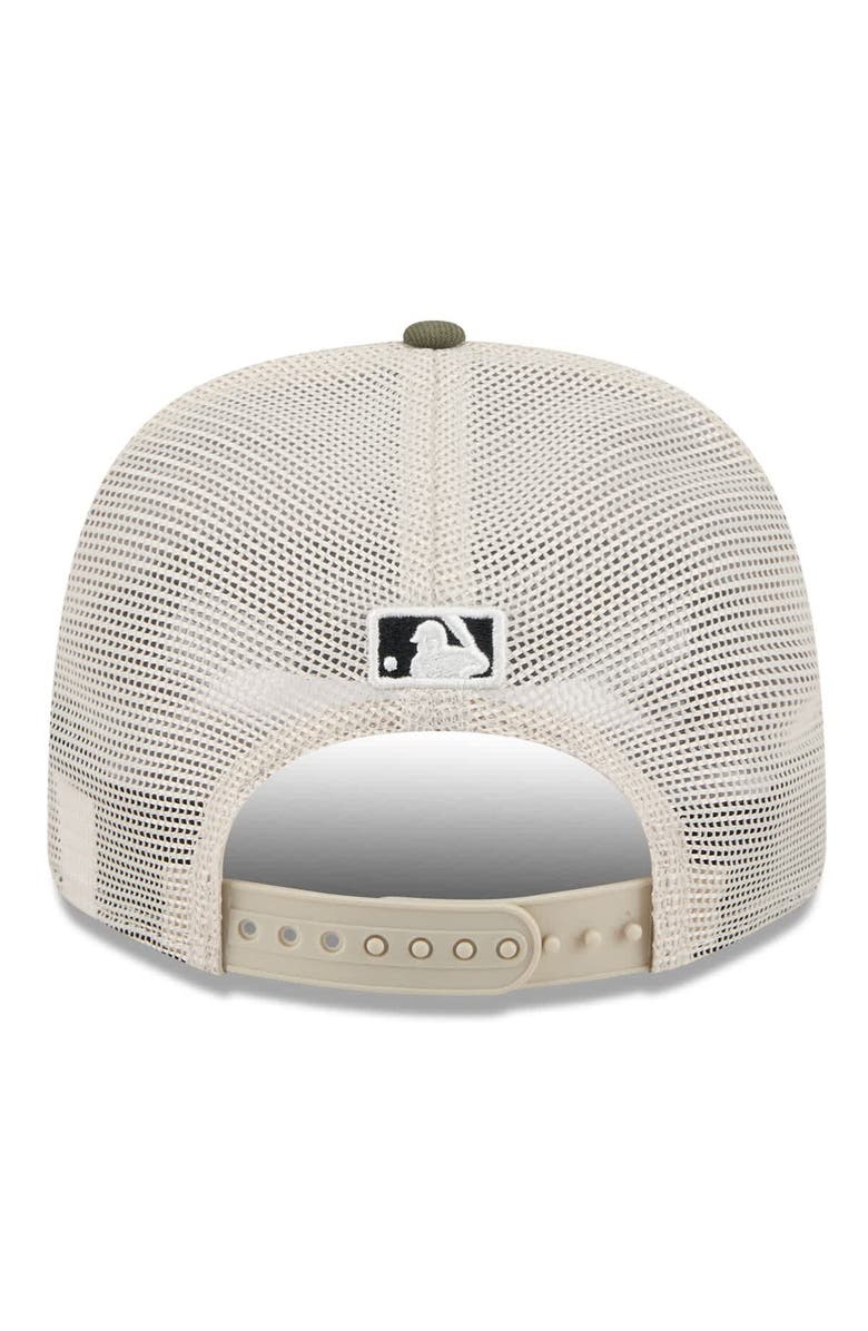 New Era Men's New Era Light Beige/Olive Athletics 2025 Armed Forces Day 9SEVENTY Stretch-Snap Hat, Alternate, color, Light Beige