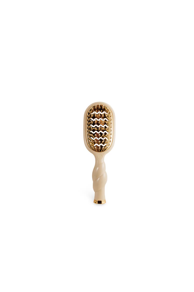 Mini Vented Hair Brush, Main, color, Tan