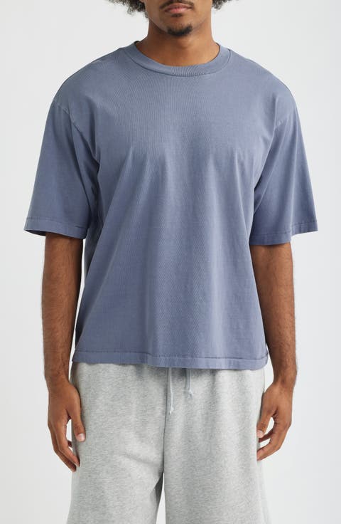 Garment Dyed Boxy Crop T-Shirt