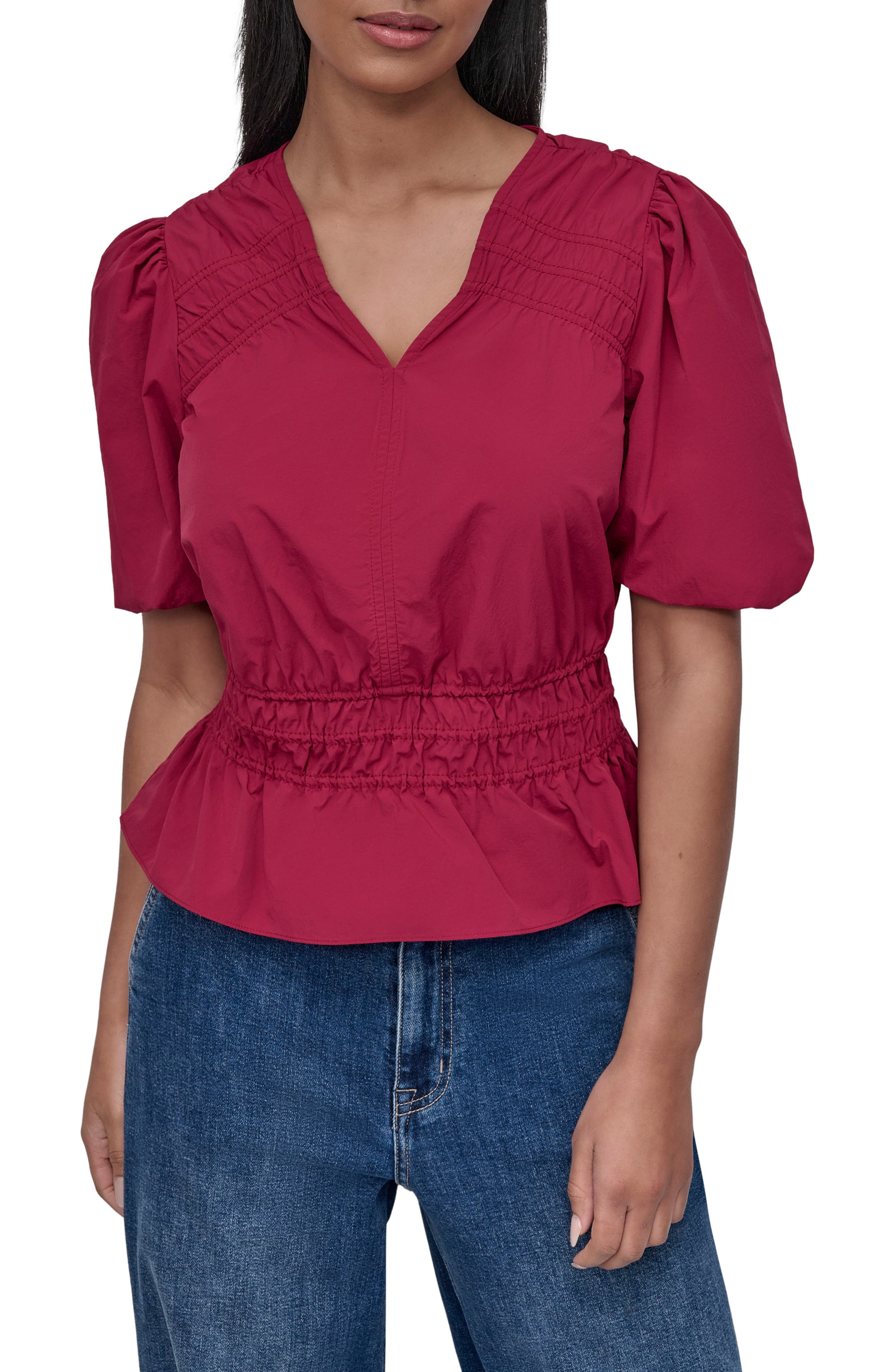 dkny peplum top
