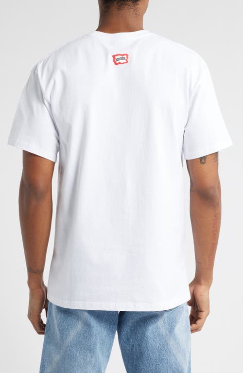 Icecream Cones N Running Bones Graphic T-shirt In White