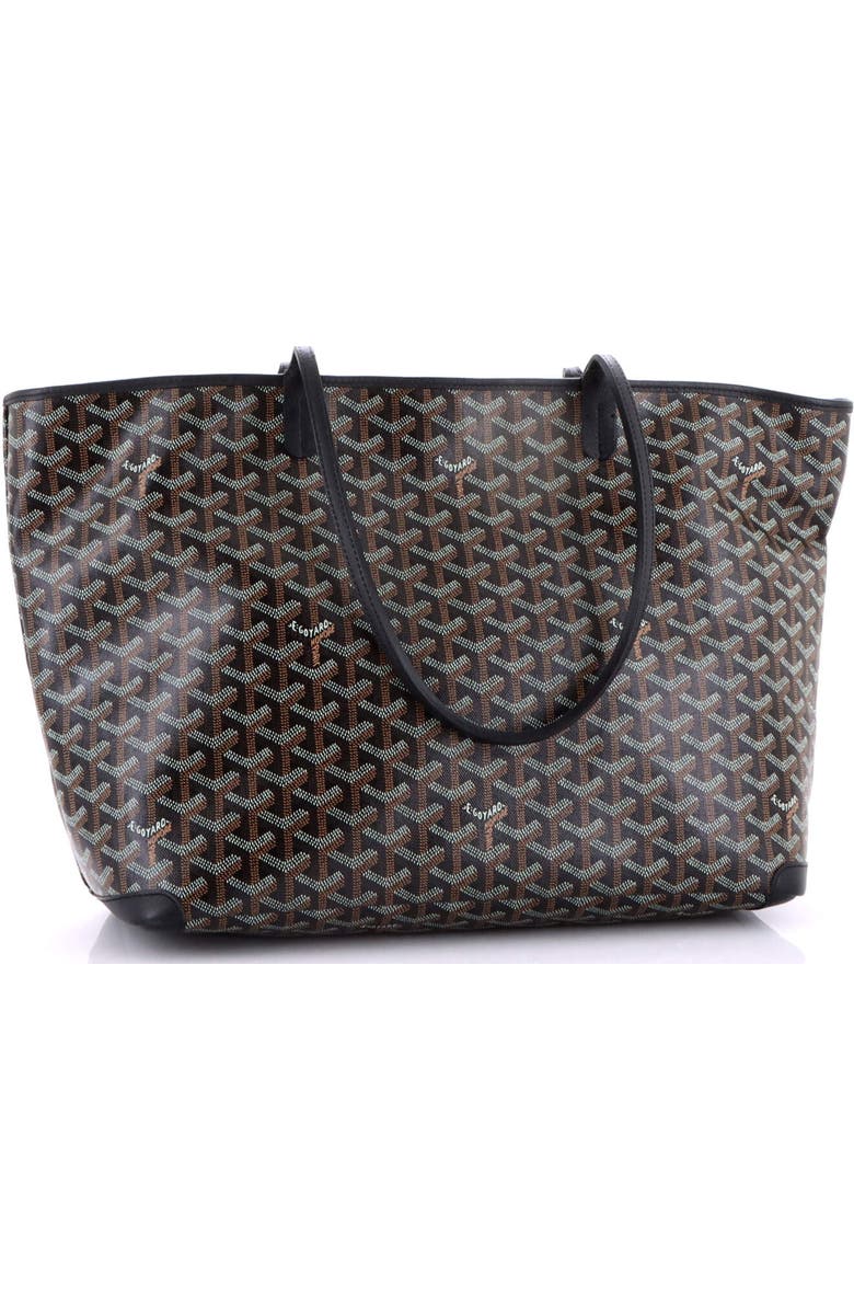 Pre-Owned Goyard Artois Tote Coated Canvas MM, Alternate, color, Black