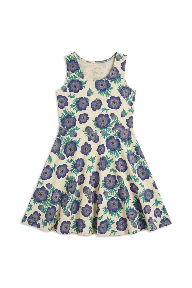 Toddler Organic Cotton Sleeveless Twirl Dress, Main, color, Purple poppy