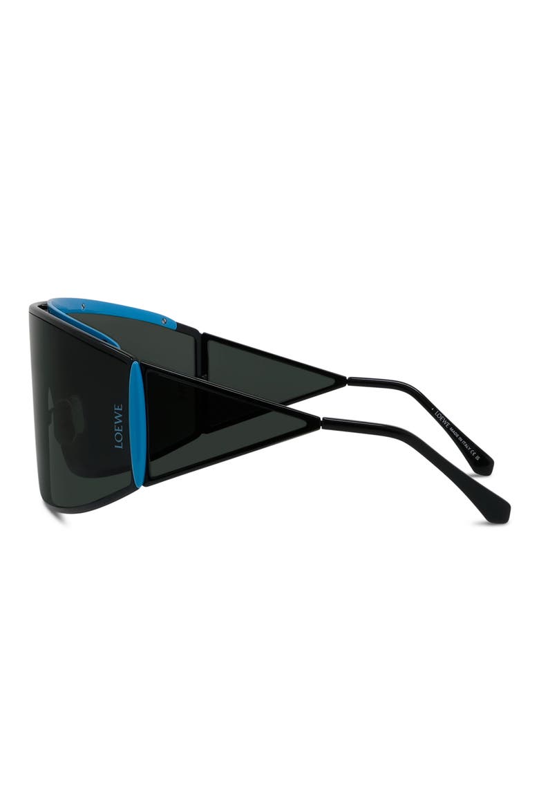 Signature 138mm Mask Sunglasses, Alternate, color, BLACK/ OTHER / SMOKE