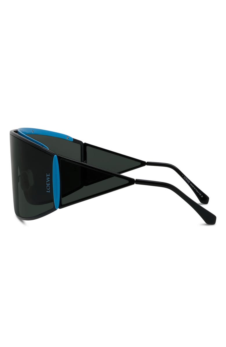 Loewe Signature 138mm Mask Sunglasses, Alternate, color, Black/ Other / Smoke