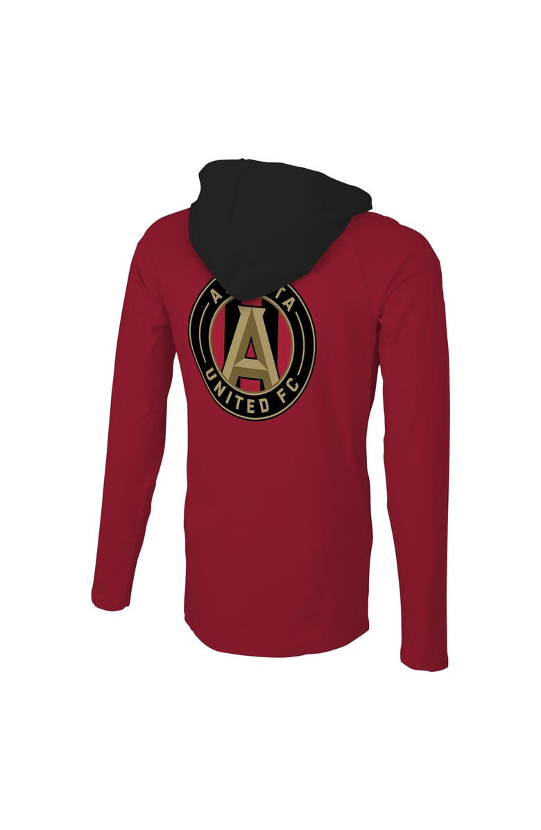Stadium Essentials Men's Stadium Essentials Red Atlanta United FC Tradition Raglan Hoodie Long Sleeve T-Shirt, Alternate, color, Red