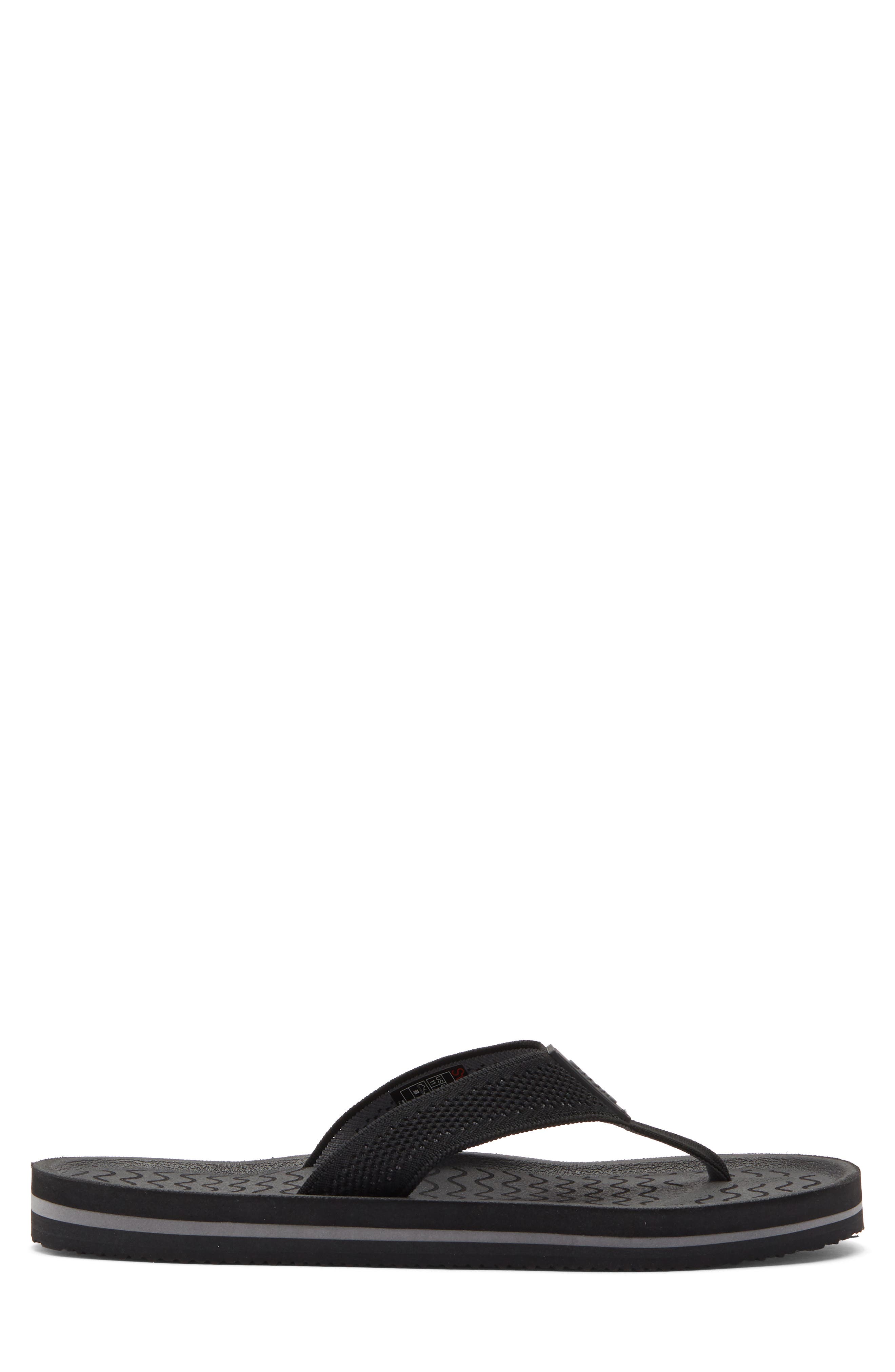 Swims Napoli Flip Flop, Alternate, color, Black/ Charcoal