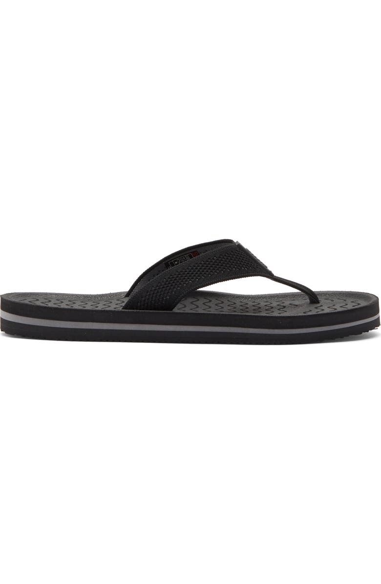 Swims Napoli Flip Flop, Alternate, color, Black/ Charcoal