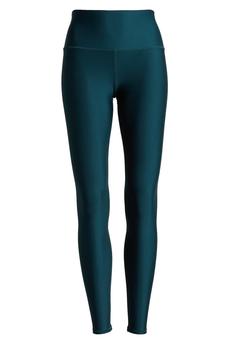Airlift High Waist Leggings, Alternate, color, MIDNIGHT GREEN
