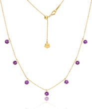 Graziela Amethyst Floating Necklace