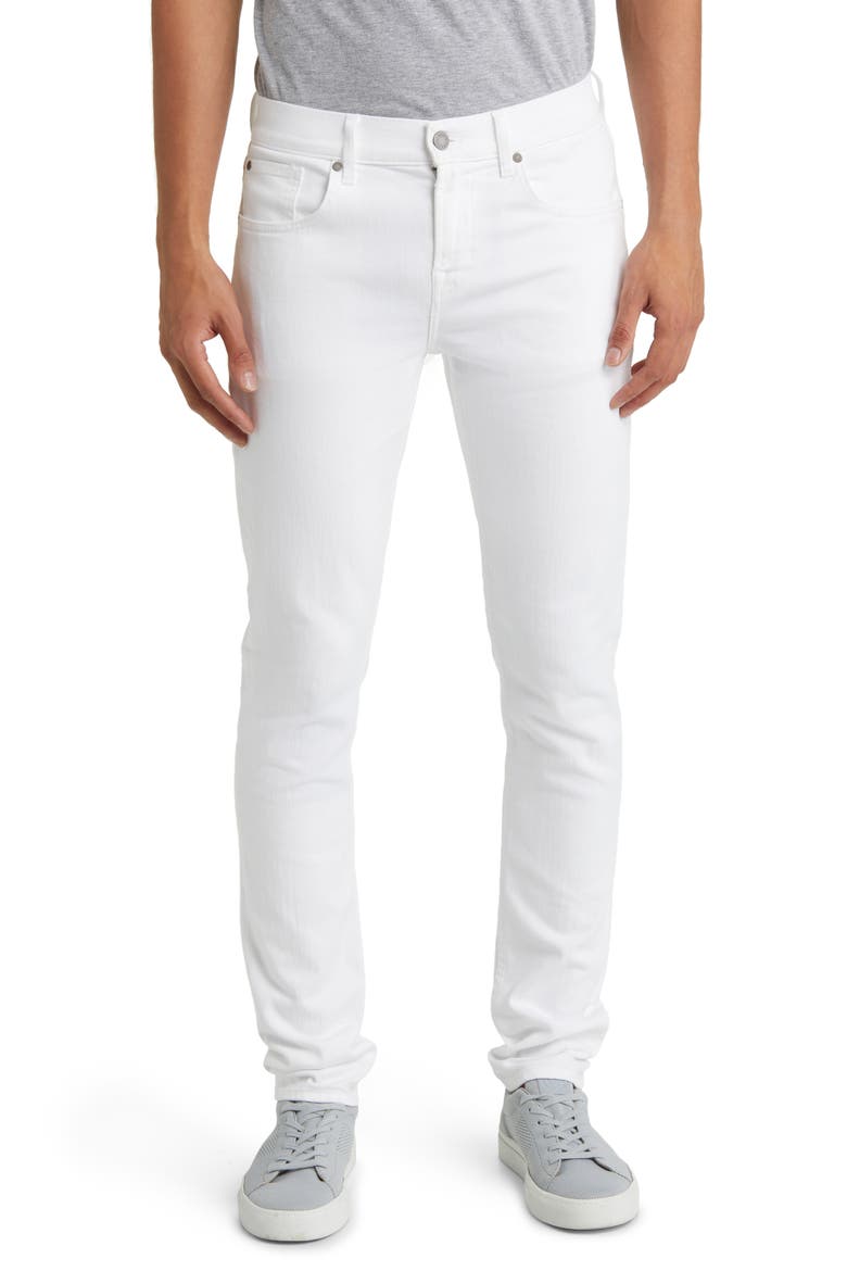 Slimmy Tapered Slim Fit Jeans, Main, color, EM WHITE