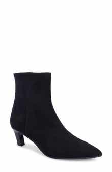 Ron White Loralie Pointed Toe Kitten Heel Bootie